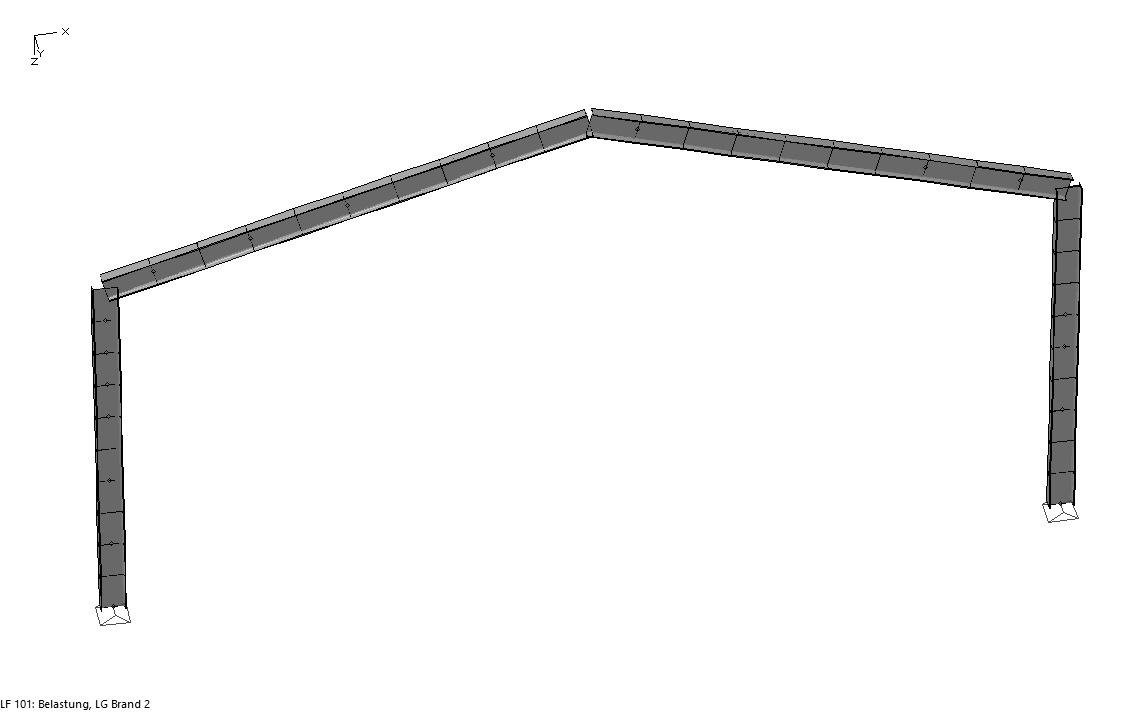 Fire design of a steel frame Fire design of a steel frame.